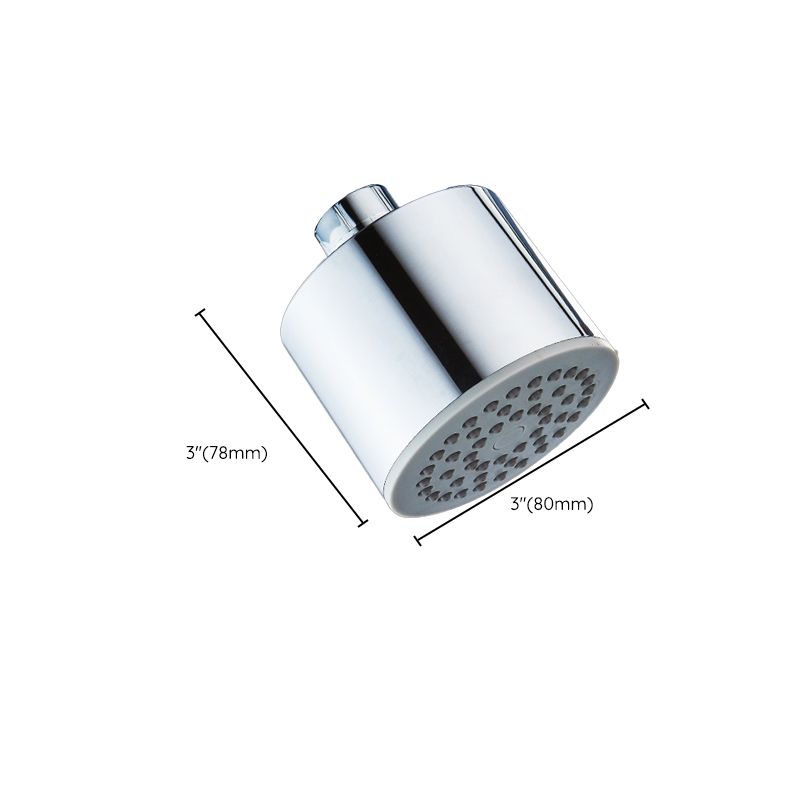 Silver Stainless Steel Round Shower Head