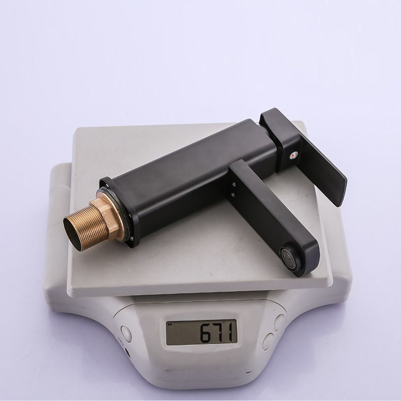 Commercial Stainless Steel Bathroom Faucet with Long Hose