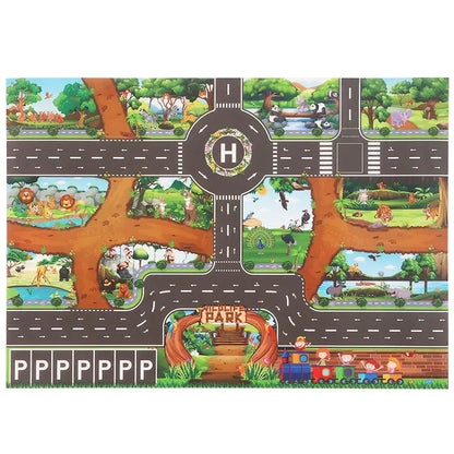 Interactive City Road Playmat for Children