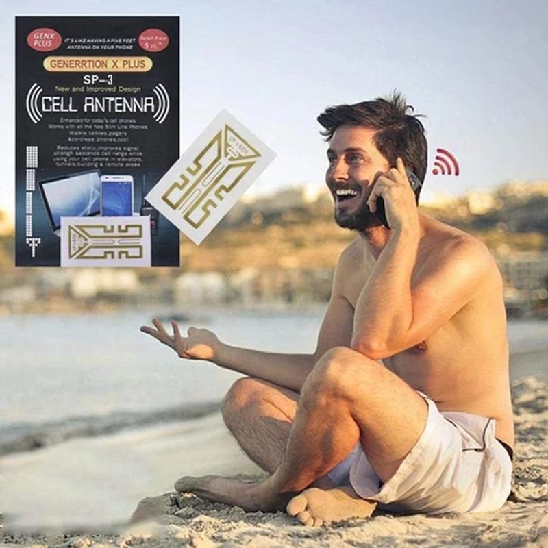 Strong Mobile Phone Signal Boost Sticker with Long Antenna