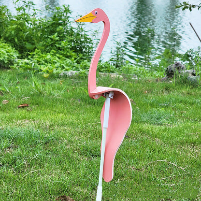 Colorful Pink Outdoor Lawn Ornament