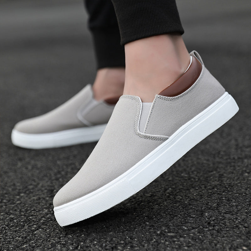 Casual Canvas Mens Slip On Sneakers
