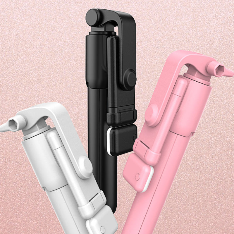 Compact 6-in-1 Wireless Bluetooth Selfie Rod