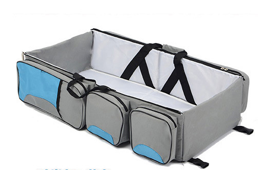Portable Baby Travel Bed with Storage