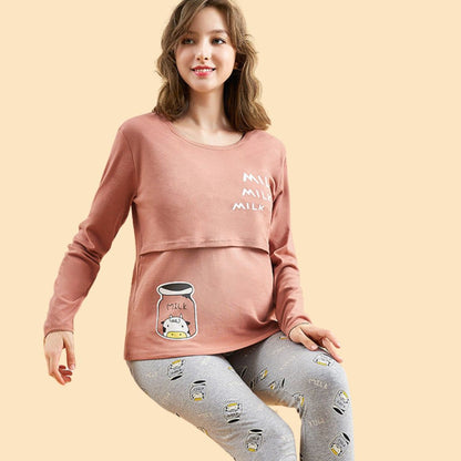 Cozy Pregnant Mama Dress for Home Relaxation