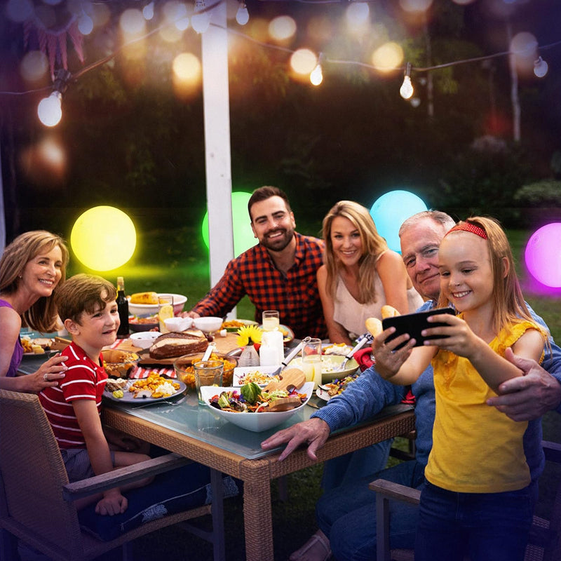 Colorful LED Water Globe Night Light