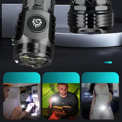 Compact 3 LED Mini Pocket Flashlight