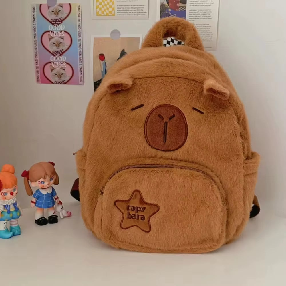 Adorable Plush Children's School Backpack