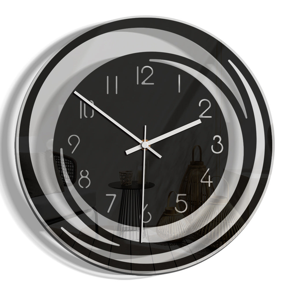 Slim Quiet Wall Clock in Acrylic - Contemporary Design - Yeezlab
