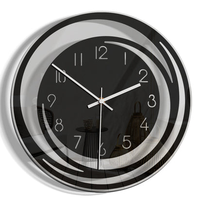 Slim Quiet Wall Clock in Acrylic - Contemporary Design - Yeezlab