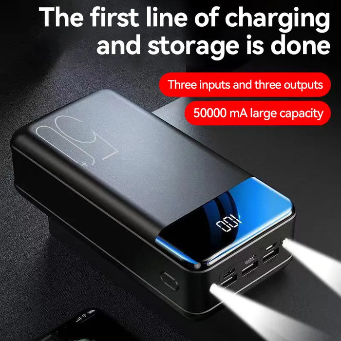 High Capacity 50000mAh Portable Power Bank Charger