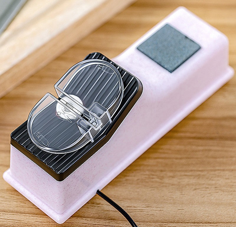 Easy Knife Sharpener with 6 Replaceable Grinding Stones