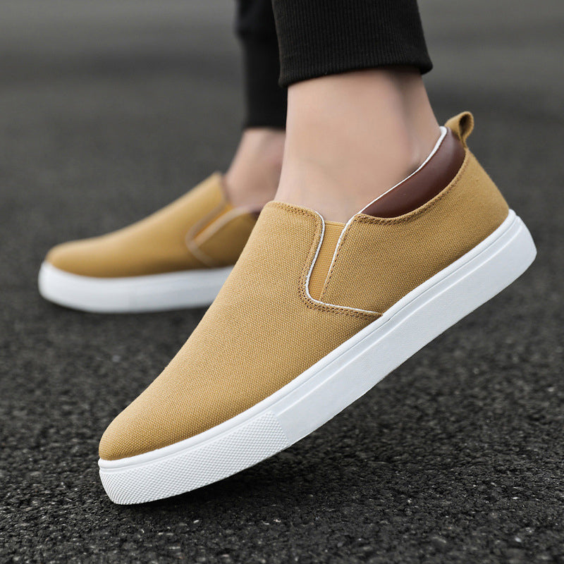 Casual Canvas Mens Slip On Sneakers