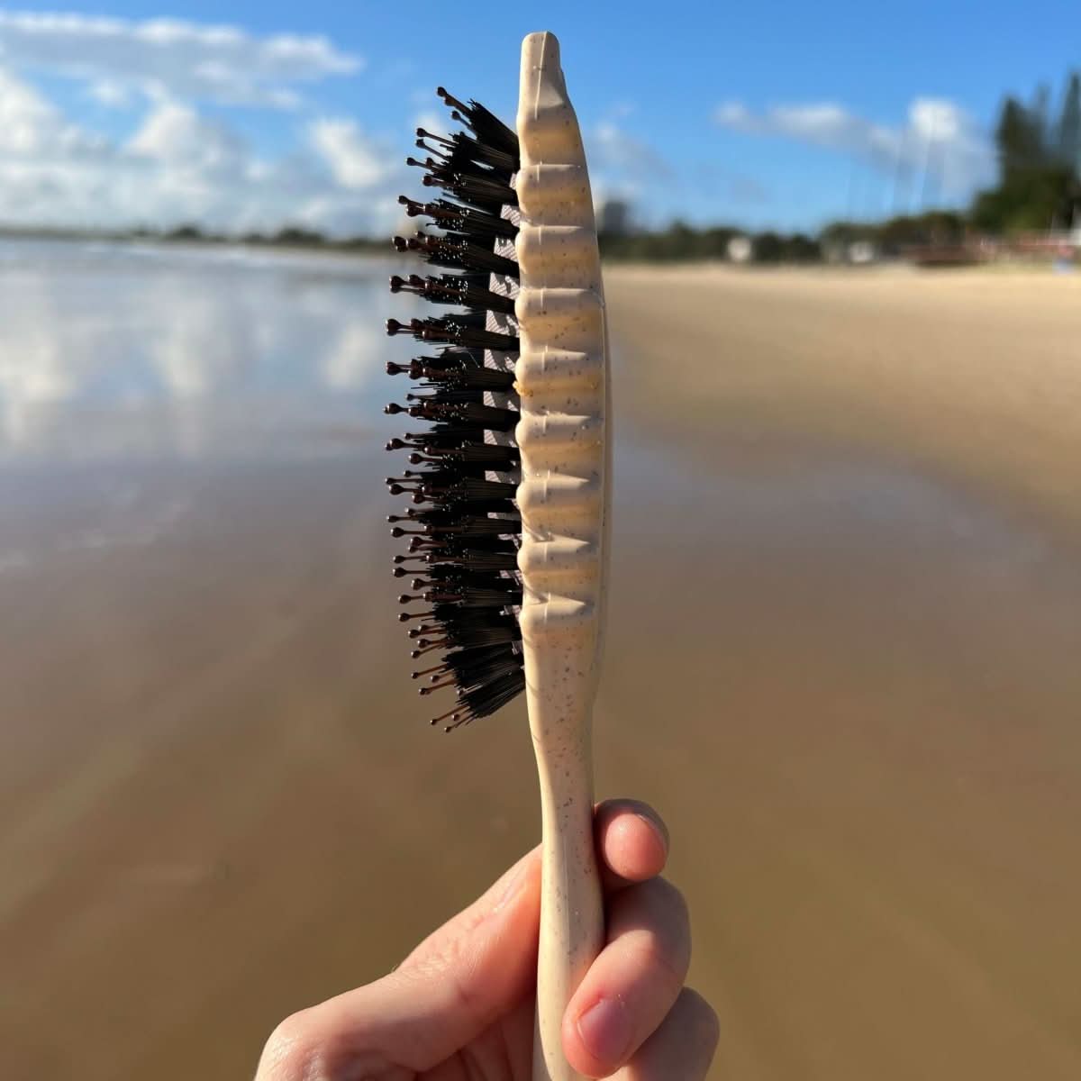 Detangling Hairbrush for Smooth Curls and Shine