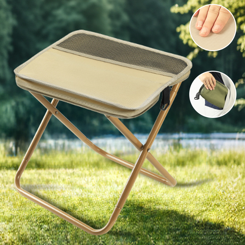 Compact Folding Hiking Backpack Stool