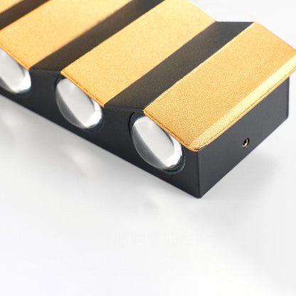 Premium Golden Outdoor LED Wall Lamp