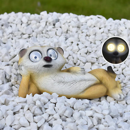 Colorful Meerkat Solar Desk Lamp