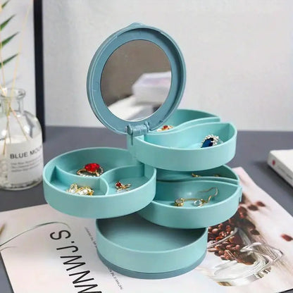 Luxury Rotating Jewelry Storage Case