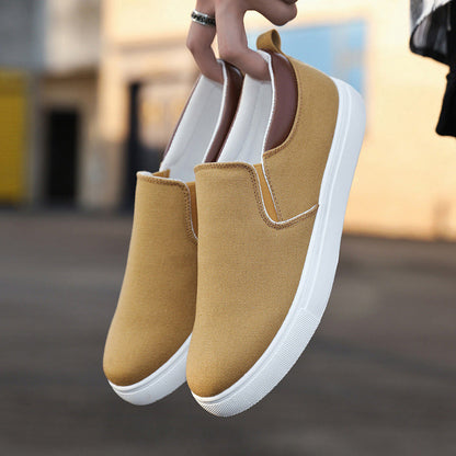 Casual Canvas Mens Slip On Sneakers