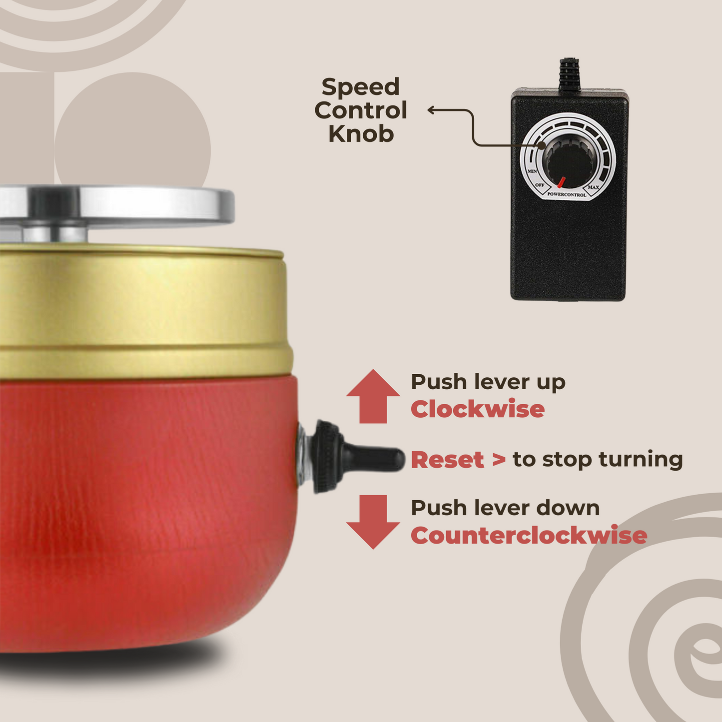 Compact Home Pottery Making Machine