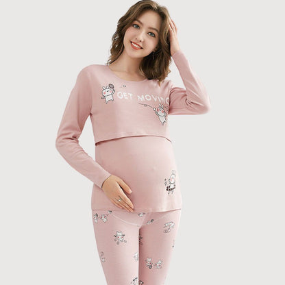 Cozy Pregnant Mama Dress for Home Relaxation