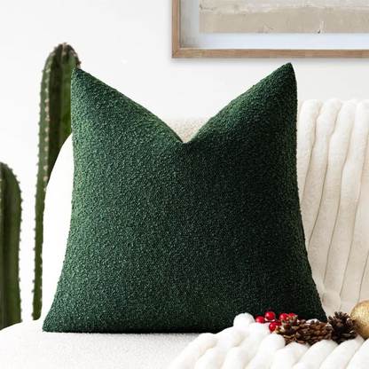 Soft Boucle Throw Pillow Cover 45x45cm Home Decor