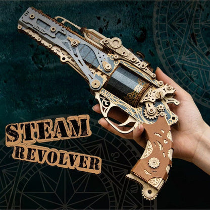 Handmade Wooden Puzzle Gun Toy Kit