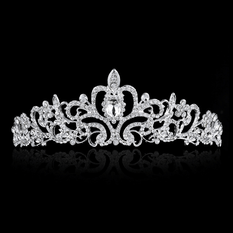 Sparkling Diamond Tiara Hair Comb - Yeezlab