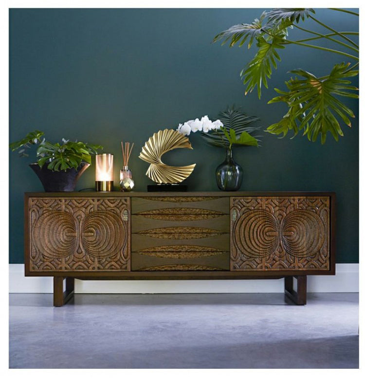 Beautiful Moon Shape Decor Statue