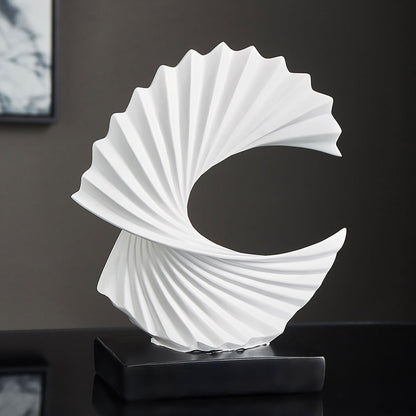 Beautiful Moon Shape Decor Statue