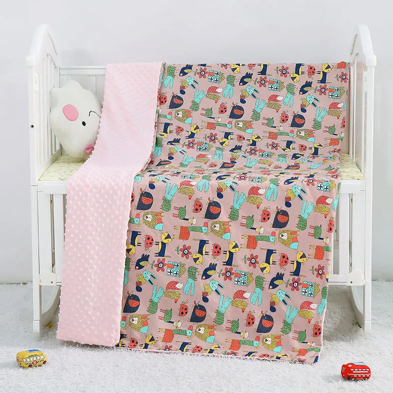 Plush Baby Blanket – Warm Double Layer Blanket - Yeezlab