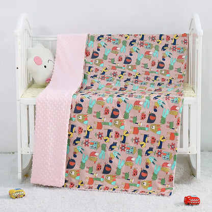 Plush Baby Blanket – Warm Double Layer Blanket - Yeezlab