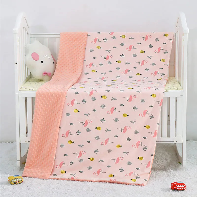 Plush Baby Blanket – Warm Double Layer Blanket