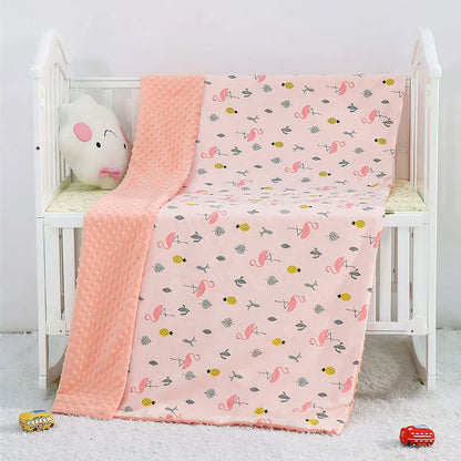 Plush Baby Blanket – Warm Double Layer Blanket