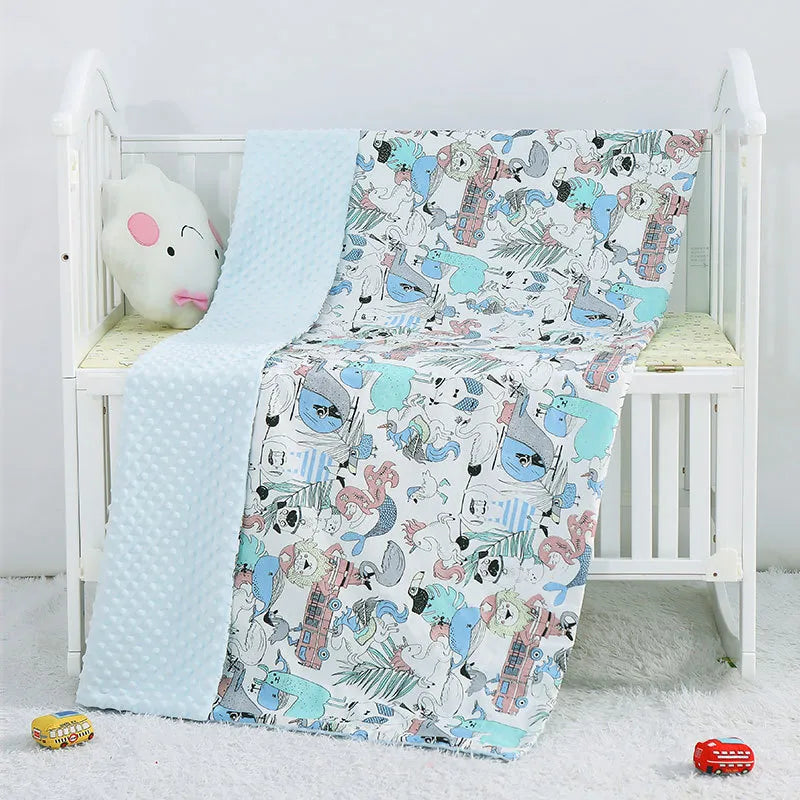 Plush Baby Blanket – Warm Double Layer Blanket