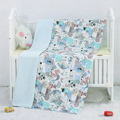 Plush Baby Blanket – Warm Double Layer Blanket
