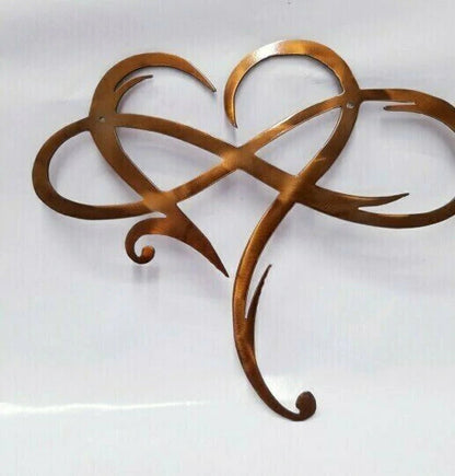 Lovely Metal Heart Wall Decor