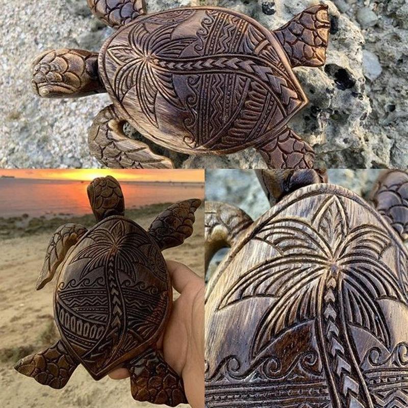 Sea Turtle Figurine Home Decor Ornament