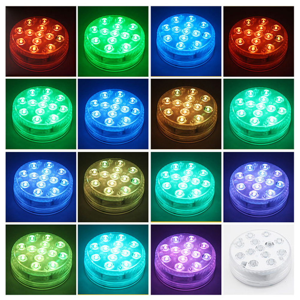 Colorful LED Pool Light with Remote-Controlled RGB