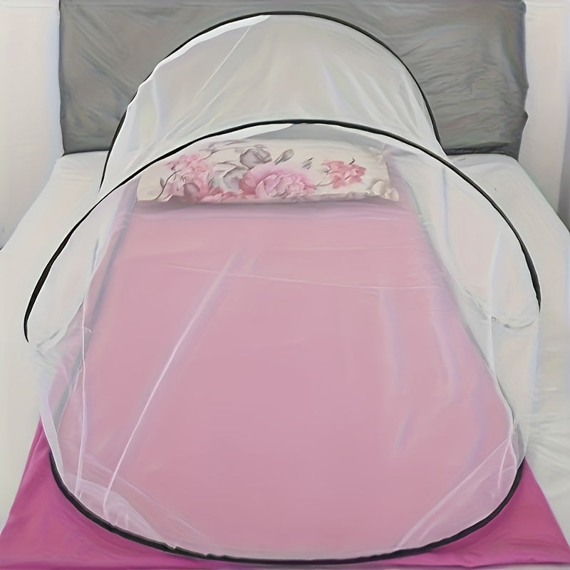 Portable Mosquito Net for 1 Person with Zipper Closure
