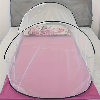 Portable Mosquito Net for 1 Person with Zipper Closure
