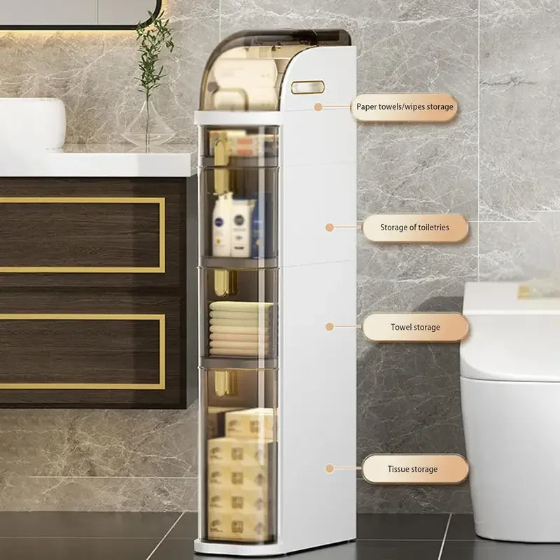 Space Saving Bathroom Storage Cart