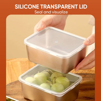 Insulated Stainless Steel Lunch Box with Lid