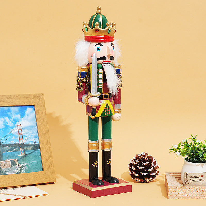 Traditional Handcrafted Wooden Nutcracker Figure