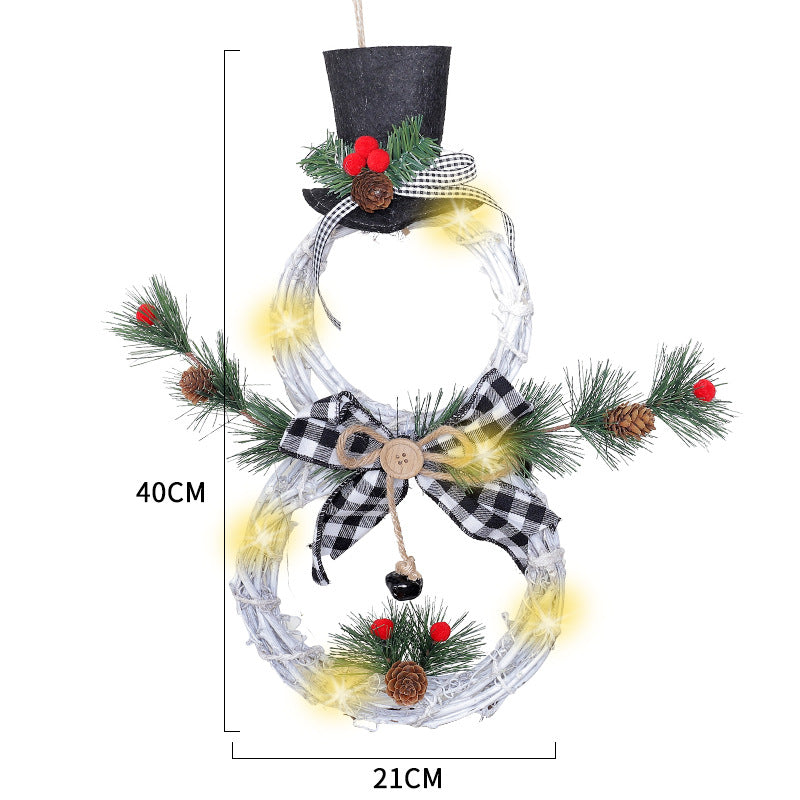 Holiday Pre Lit Garland Wreath Decoration