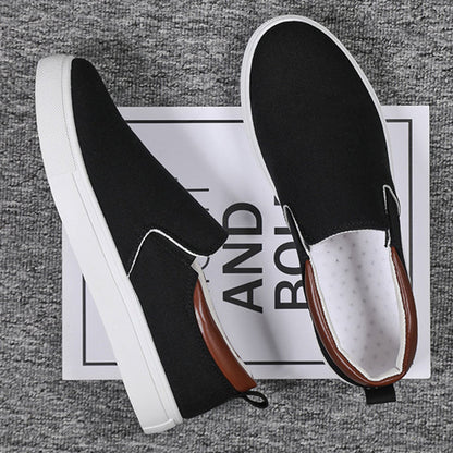 Casual Canvas Mens Slip On Sneakers