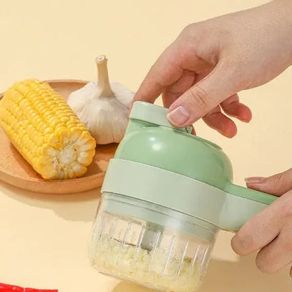 Compact 4-in-1 Kitchen Appliance Set with Chopper