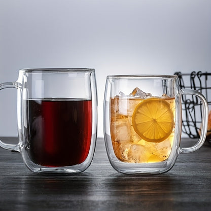 Premium Double Walled Glass Coffee Mug