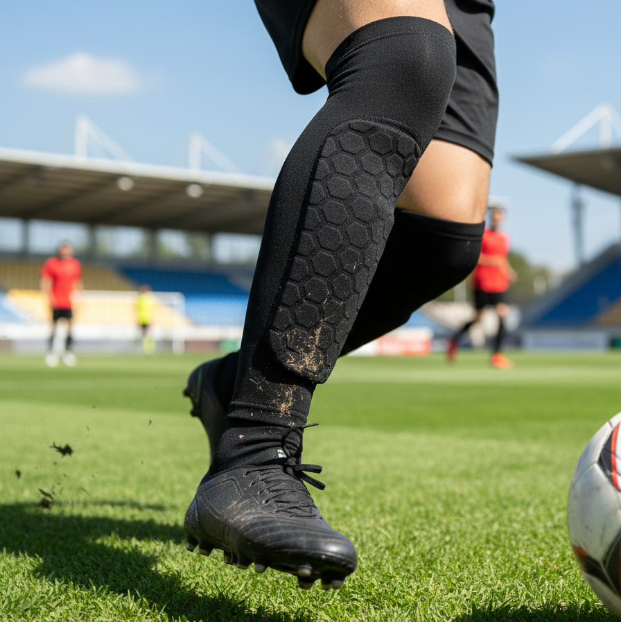 Honeycomb Leg Sleeves with Shin Protection