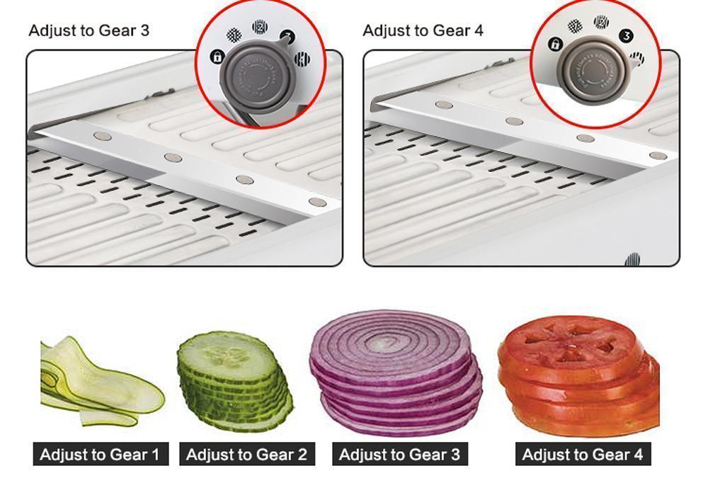 Multifunctional 18-in-1 Vegetable Slicer Mandolin